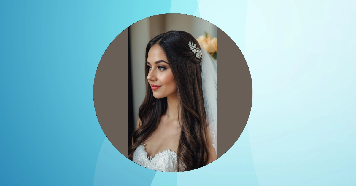 Casual Yet Classy: 11 Straight Bridal Hairstyles Perfect for Pakistani Weddings