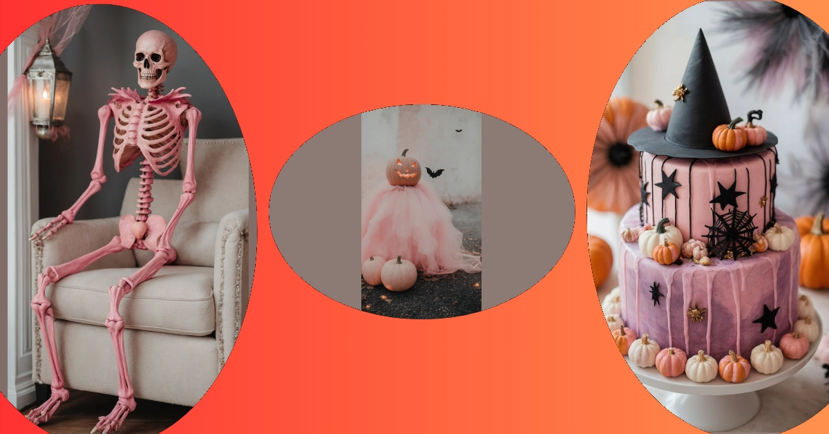 Crafting Spookiness: 12 Adorable Pink Halloween Decor Ideas